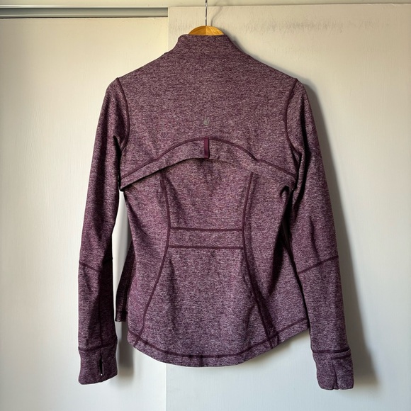 Lululemon Define Jacket in Static Plum Heathered Maroon - Picture 5 of 11